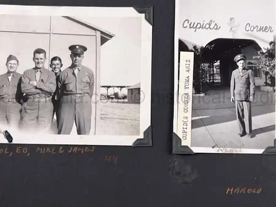 US WWII AIR CORPS PHOTO ALBUM - 31st FIGHTER SQUADRON - MASSIVE!