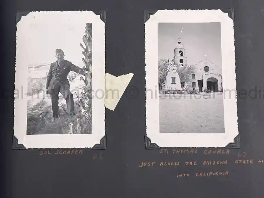 US WWII AIR CORPS PHOTO ALBUM - 31st FIGHTER SQUADRON - MASSIVE!