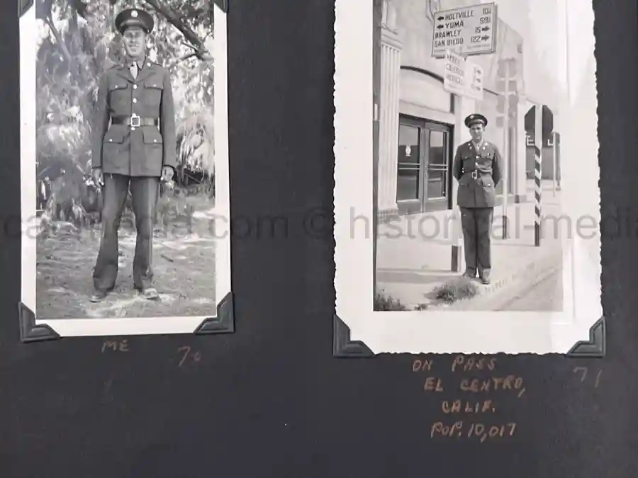 US WWII AIR CORPS PHOTO ALBUM - 31st FIGHTER SQUADRON - MASSIVE!