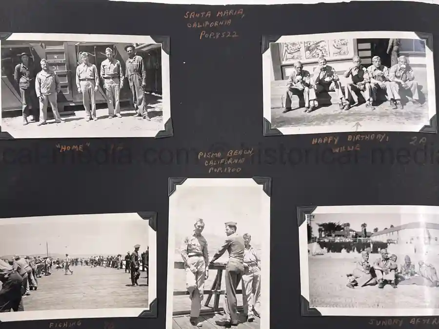 US WWII AIR CORPS PHOTO ALBUM - 31st FIGHTER SQUADRON - MASSIVE!
