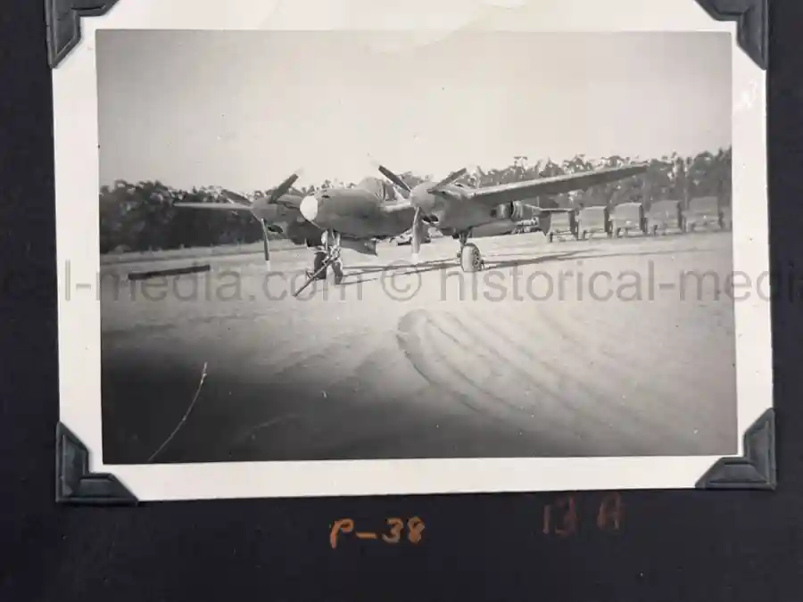 US WWII AIR CORPS PHOTO ALBUM - 31st FIGHTER SQUADRON - MASSIVE!
