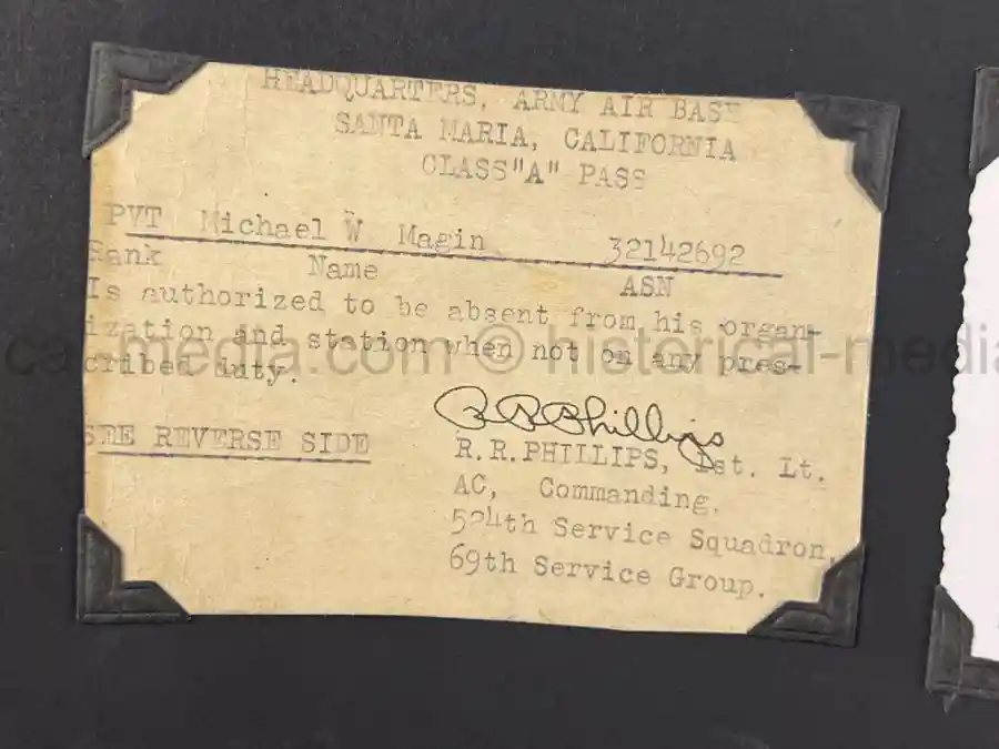 US WWII AIR CORPS PHOTO ALBUM - 31st FIGHTER SQUADRON - MASSIVE!