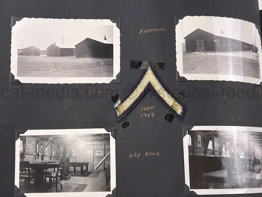 US WWII AIR CORPS PHOTO ALBUM - 31st FIGHTER SQUADRON - MASSIVE!