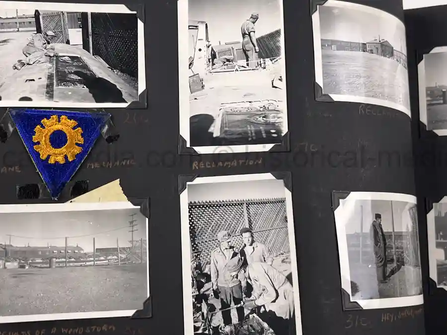 US WWII AIR CORPS PHOTO ALBUM - 31st FIGHTER SQUADRON - MASSIVE!