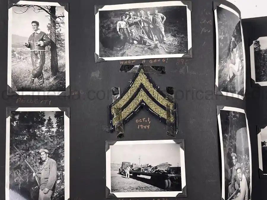 US WWII AIR CORPS PHOTO ALBUM - 31st FIGHTER SQUADRON - MASSIVE!