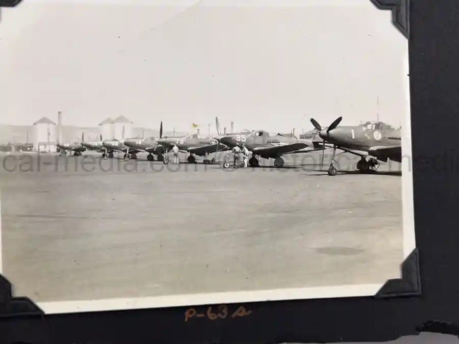 US WWII AIR CORPS PHOTO ALBUM - 31st FIGHTER SQUADRON - MASSIVE!