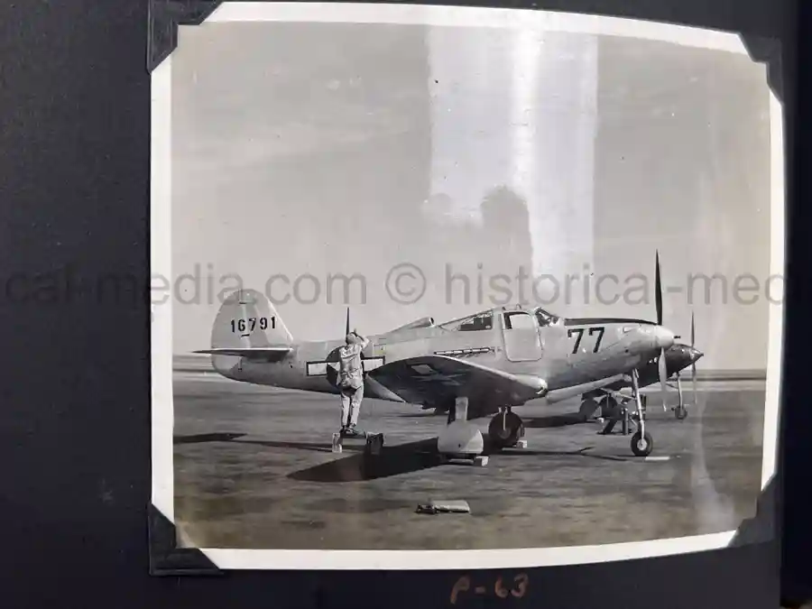US WWII AIR CORPS PHOTO ALBUM - 31st FIGHTER SQUADRON - MASSIVE!