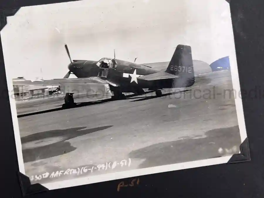 US WWII AIR CORPS PHOTO ALBUM - 31st FIGHTER SQUADRON - MASSIVE!
