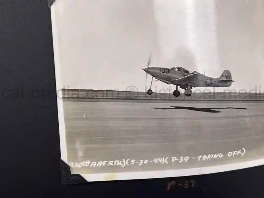 US WWII AIR CORPS PHOTO ALBUM - 31st FIGHTER SQUADRON - MASSIVE!