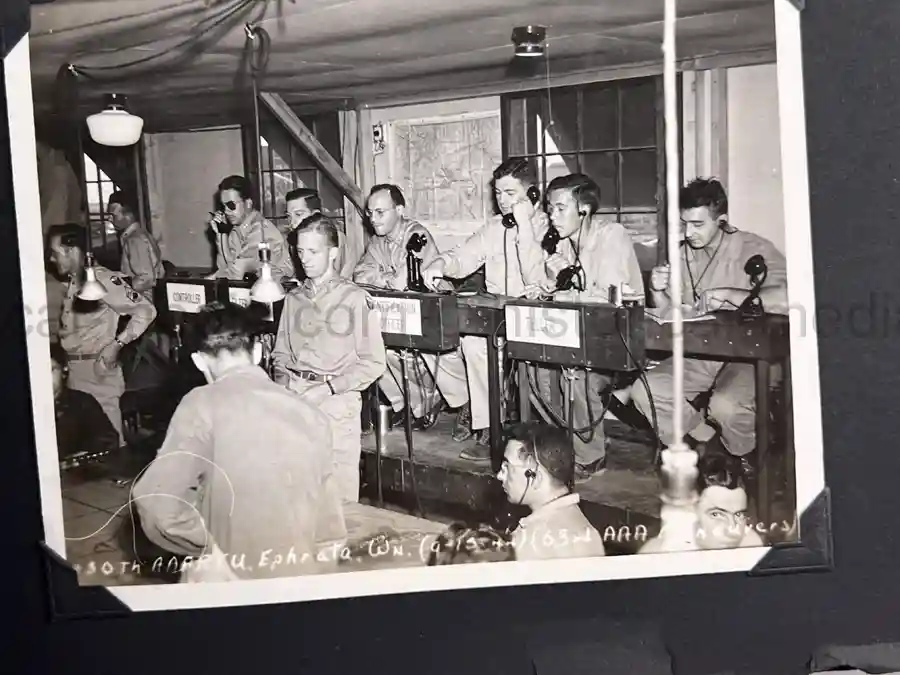 US WWII AIR CORPS PHOTO ALBUM - 31st FIGHTER SQUADRON - MASSIVE!