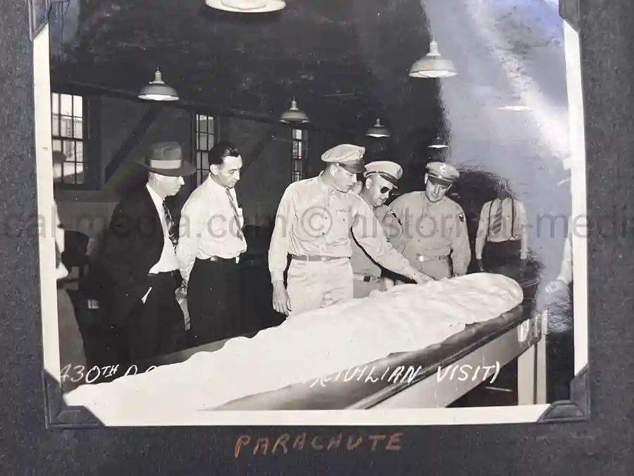 US WWII AIR CORPS PHOTO ALBUM - 31st FIGHTER SQUADRON - MASSIVE!