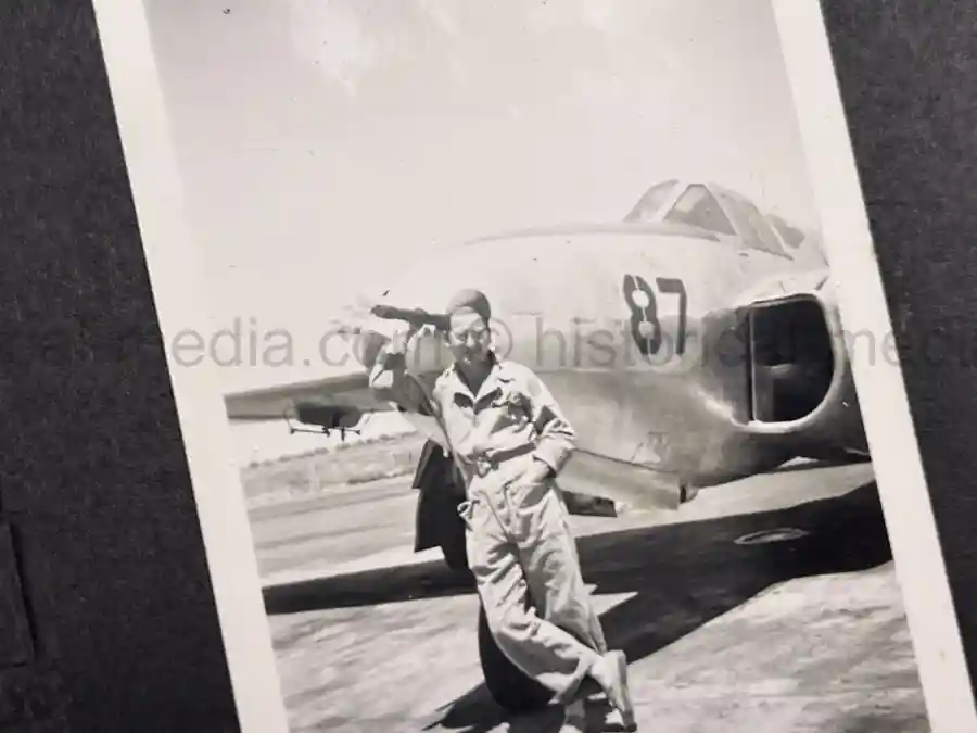 US WWII AIR CORPS PHOTO ALBUM - 31st FIGHTER SQUADRON - MASSIVE!