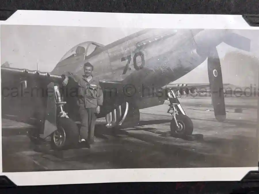 US WWII AIR CORPS PHOTO ALBUM - 31st FIGHTER SQUADRON - MASSIVE!