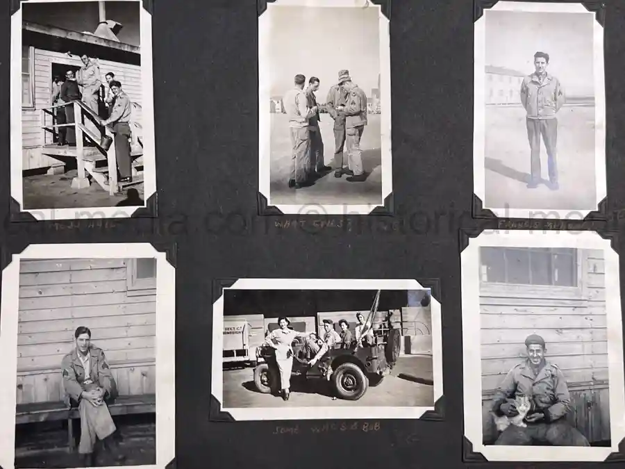 US WWII AIR CORPS PHOTO ALBUM - 31st FIGHTER SQUADRON - MASSIVE!