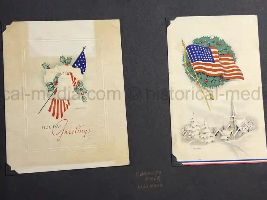 US WWII AIR CORPS PHOTO ALBUM - 31st FIGHTER SQUADRON - MASSIVE!