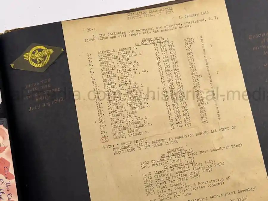 US WWII AIR CORPS PHOTO ALBUM - 31st FIGHTER SQUADRON - MASSIVE!