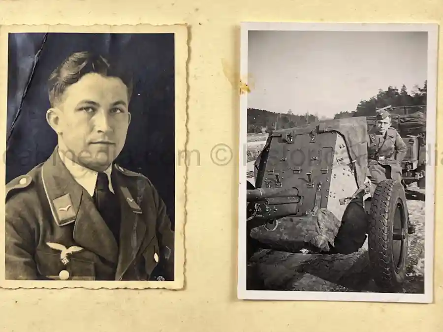 LUFTWAFFE PHOTO ALBUM - DAK LUFTWAFFE M41 CAP LUFTWAFFE PHOTO ALBUM - DAK LUFTWAFFE M41 CAP