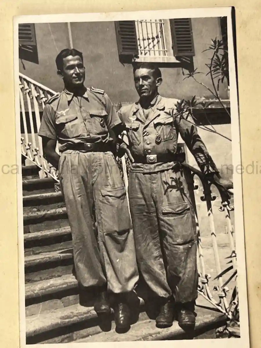 LUFTWAFFE PHOTO ALBUM - DAK LUFTWAFFE M41 CAP LUFTWAFFE PHOTO ALBUM - DAK LUFTWAFFE M41 CAP