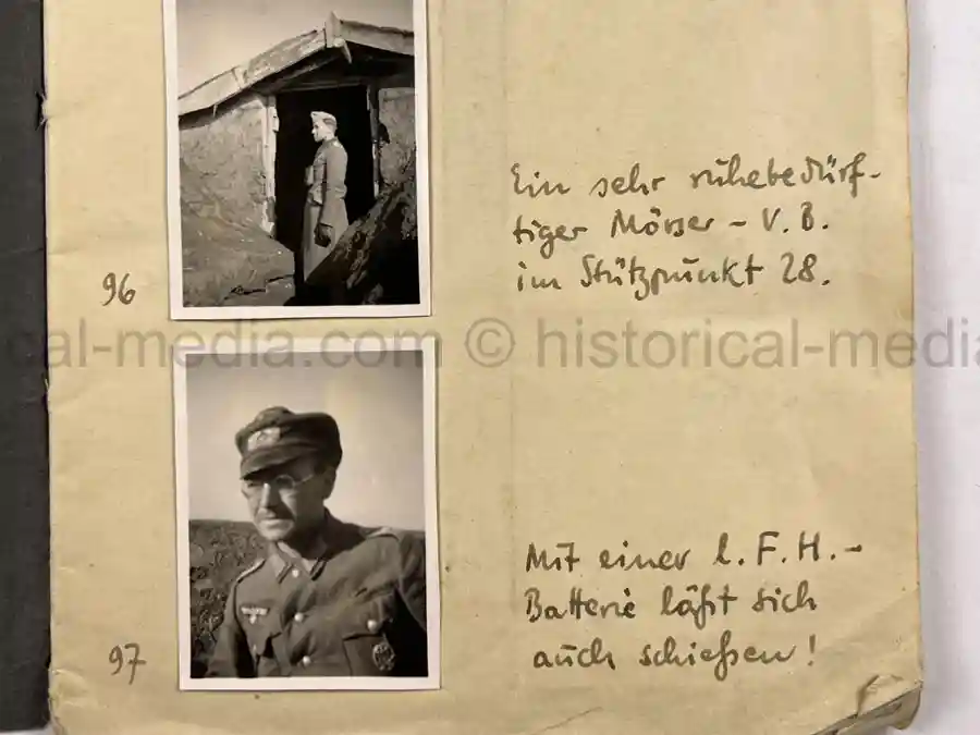 GERMAN WWII ARMY PHOTOGRAPHER'S SAMPLE ALBUM - RUSSIA CAMPAIGN - ART. RGT. 60/65 - KUBAN GERMAN WWII ARMY PHOTOGRAPHER'S SAMPLE ALBUM - RUSSIA CAMPAIGN - ART. RGT. 60/65 - KUBAN