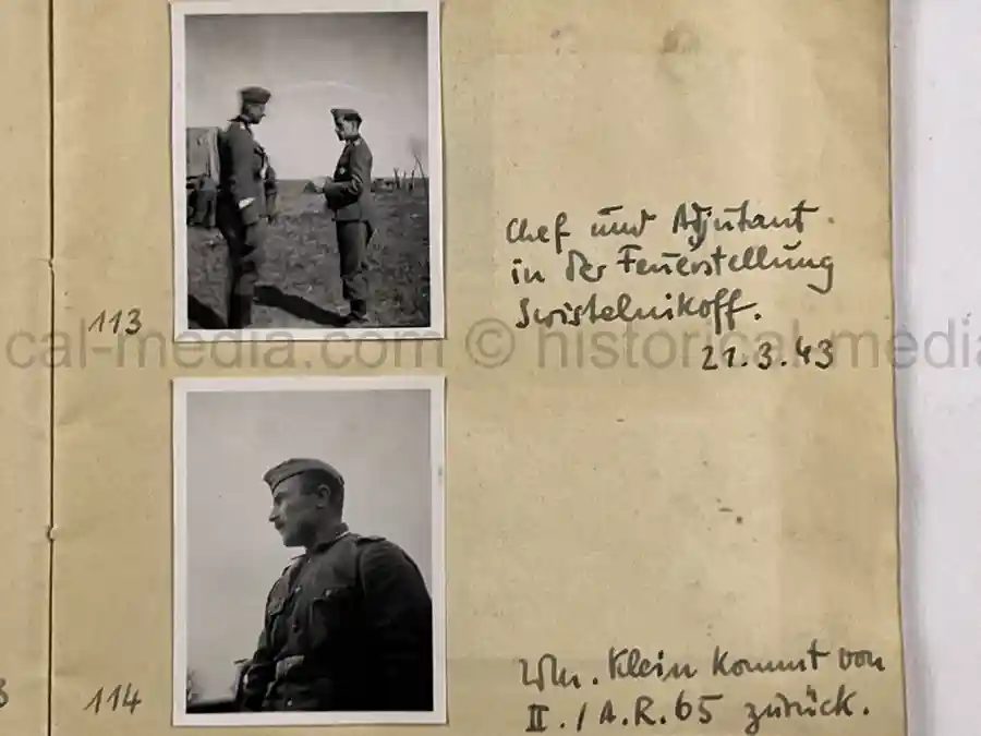 GERMAN WWII ARMY PHOTOGRAPHER'S SAMPLE ALBUM - RUSSIA CAMPAIGN - ART. RGT. 60/65 - KUBAN GERMAN WWII ARMY PHOTOGRAPHER'S SAMPLE ALBUM - RUSSIA CAMPAIGN - ART. RGT. 60/65 - KUBAN