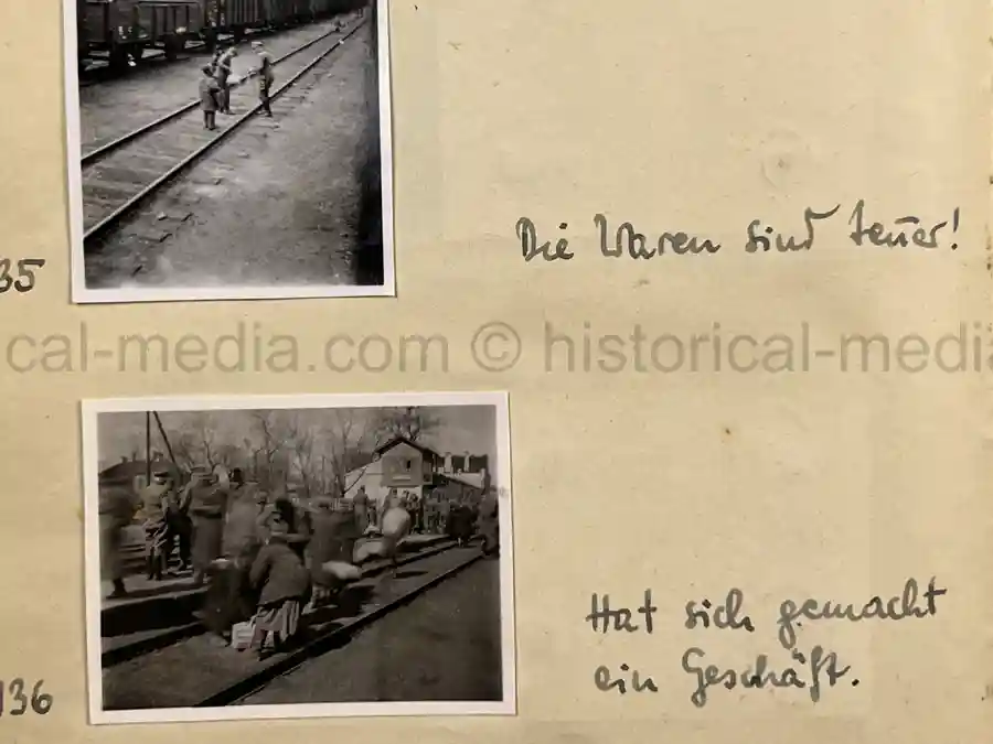 GERMAN WWII ARMY PHOTOGRAPHER'S SAMPLE ALBUM - RUSSIA CAMPAIGN - ART. RGT. 60/65 - KUBAN GERMAN WWII ARMY PHOTOGRAPHER'S SAMPLE ALBUM - RUSSIA CAMPAIGN - ART. RGT. 60/65 - KUBAN