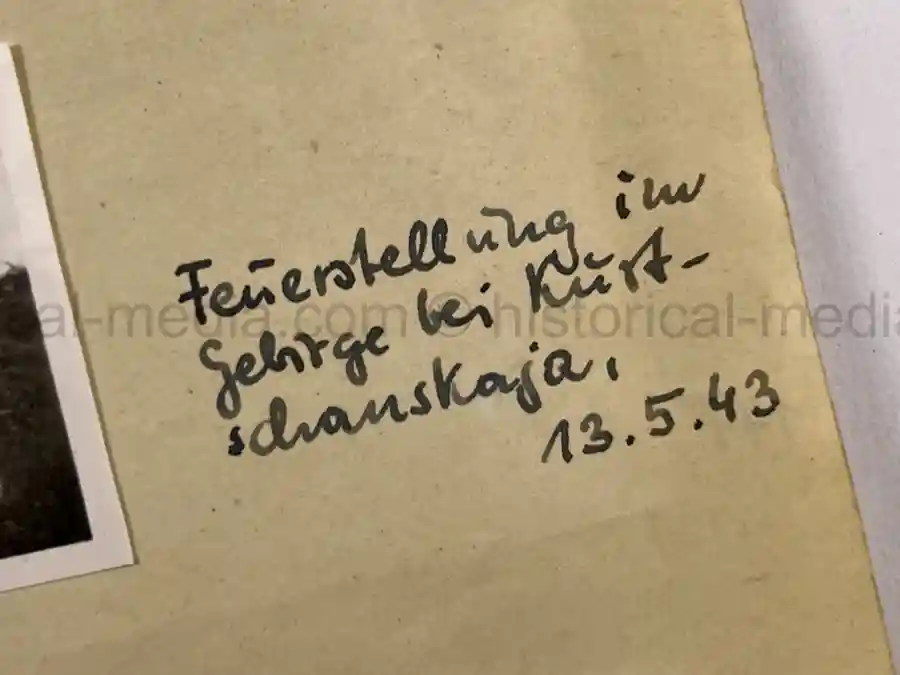 GERMAN WWII ARMY PHOTOGRAPHER'S SAMPLE ALBUM - RUSSIA CAMPAIGN - ART. RGT. 60/65 - KUBAN GERMAN WWII ARMY PHOTOGRAPHER'S SAMPLE ALBUM - RUSSIA CAMPAIGN - ART. RGT. 60/65 - KUBAN