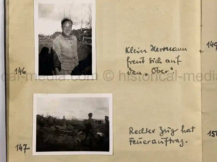 GERMAN WWII ARMY PHOTOGRAPHER'S SAMPLE ALBUM - RUSSIA CAMPAIGN - ART. RGT. 60/65 - KUBAN GERMAN WWII ARMY PHOTOGRAPHER'S SAMPLE ALBUM - RUSSIA CAMPAIGN - ART. RGT. 60/65 - KUBAN
