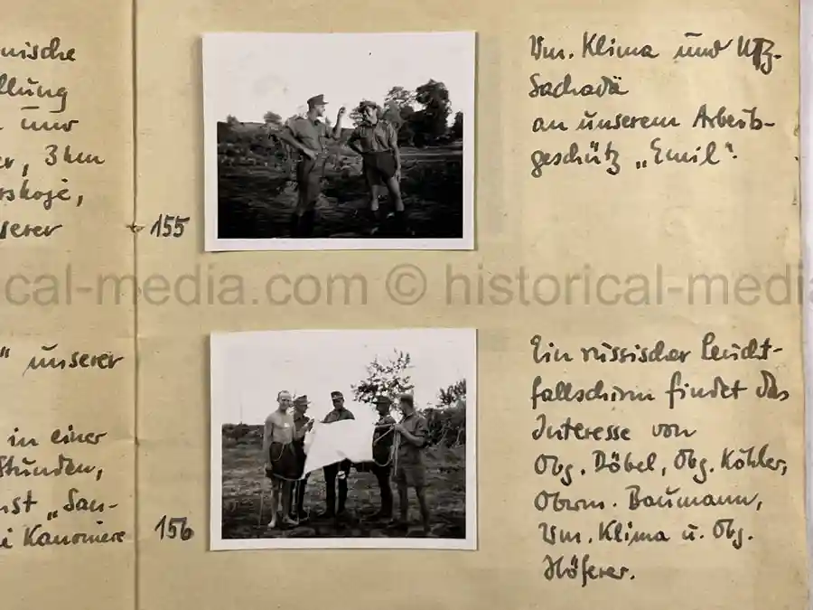 GERMAN WWII ARMY PHOTOGRAPHER'S SAMPLE ALBUM - RUSSIA CAMPAIGN - ART. RGT. 60/65 - KUBAN GERMAN WWII ARMY PHOTOGRAPHER'S SAMPLE ALBUM - RUSSIA CAMPAIGN - ART. RGT. 60/65 - KUBAN