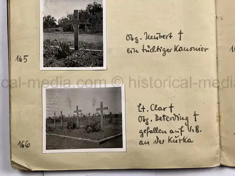GERMAN WWII ARMY PHOTOGRAPHER'S SAMPLE ALBUM - RUSSIA CAMPAIGN - ART. RGT. 60/65 - KUBAN GERMAN WWII ARMY PHOTOGRAPHER'S SAMPLE ALBUM - RUSSIA CAMPAIGN - ART. RGT. 60/65 - KUBAN