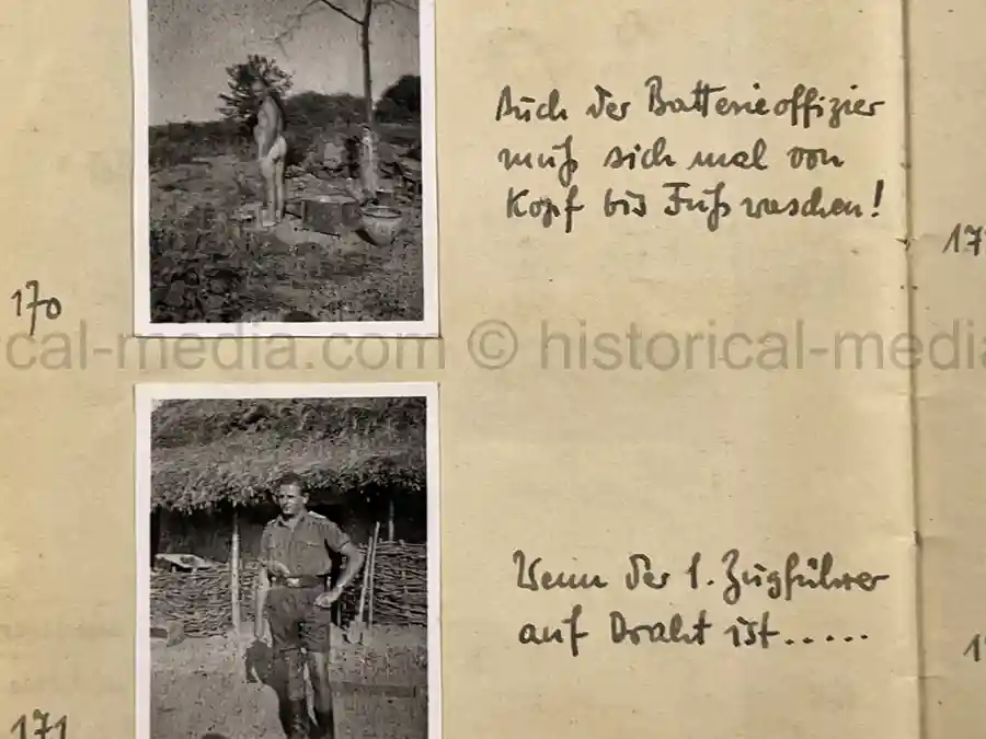 GERMAN WWII ARMY PHOTOGRAPHER'S SAMPLE ALBUM - RUSSIA CAMPAIGN - ART. RGT. 60/65 - KUBAN GERMAN WWII ARMY PHOTOGRAPHER'S SAMPLE ALBUM - RUSSIA CAMPAIGN - ART. RGT. 60/65 - KUBAN