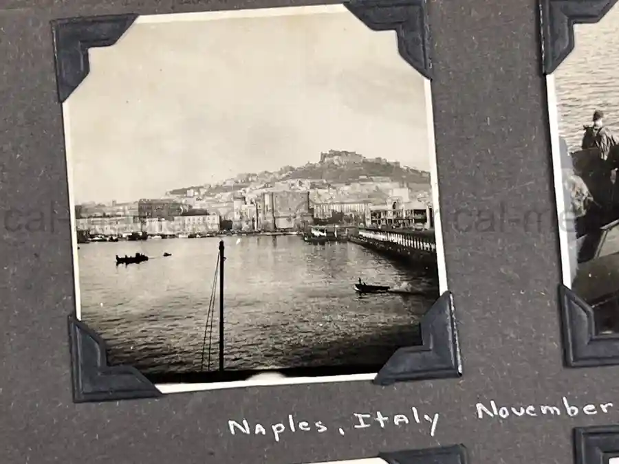  WWII PHOTO ALBUM GROUPING WITH SIGNED MACARTHUR & EISENHOWER FRAMED PHOTOS - 88th BLUE DEVILS