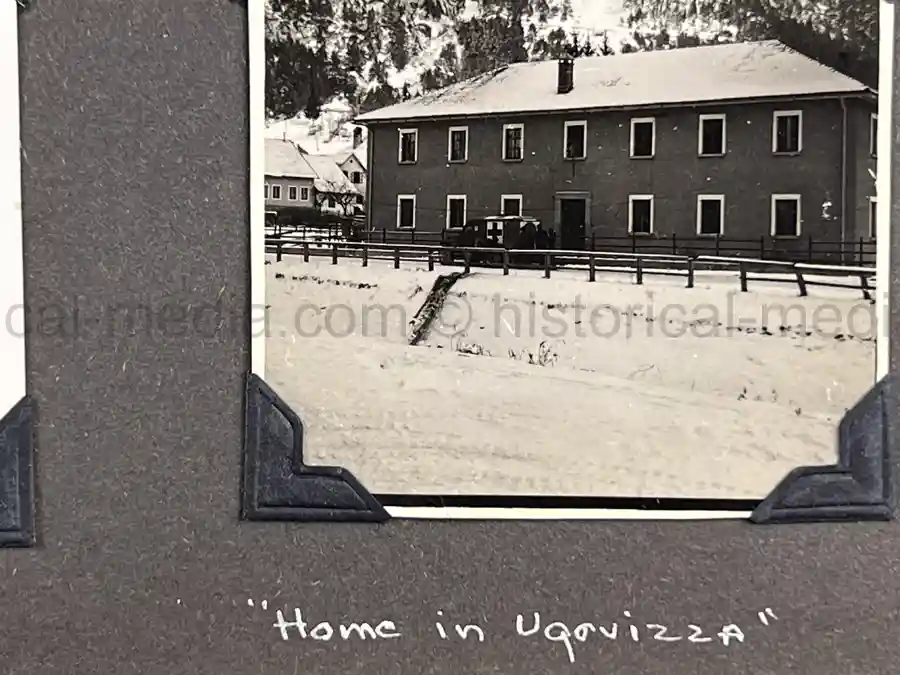  WWII PHOTO ALBUM GROUPING WITH SIGNED MACARTHUR & EISENHOWER FRAMED PHOTOS - 88th BLUE DEVILS