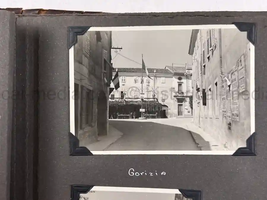  WWII PHOTO ALBUM GROUPING WITH SIGNED MACARTHUR & EISENHOWER FRAMED PHOTOS - 88th BLUE DEVILS