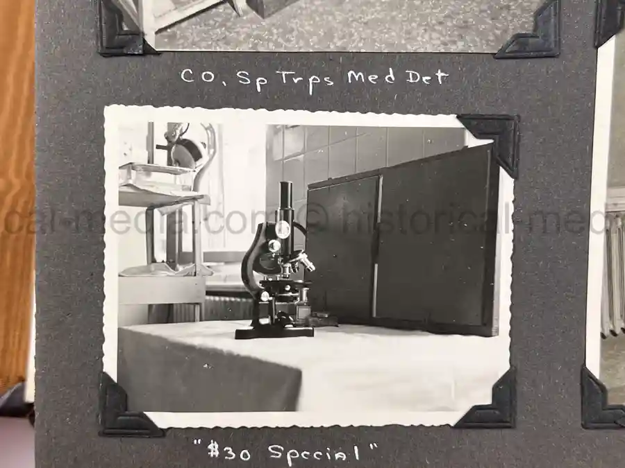  WWII PHOTO ALBUM GROUPING WITH SIGNED MACARTHUR & EISENHOWER FRAMED PHOTOS - 88th BLUE DEVILS