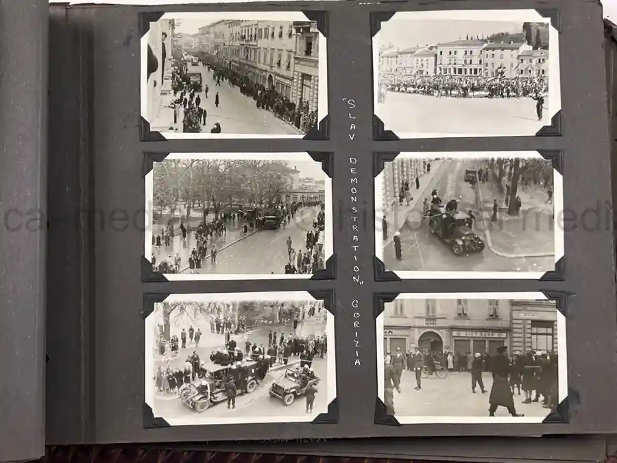  WWII PHOTO ALBUM GROUPING WITH SIGNED MACARTHUR & EISENHOWER FRAMED PHOTOS - 88th BLUE DEVILS