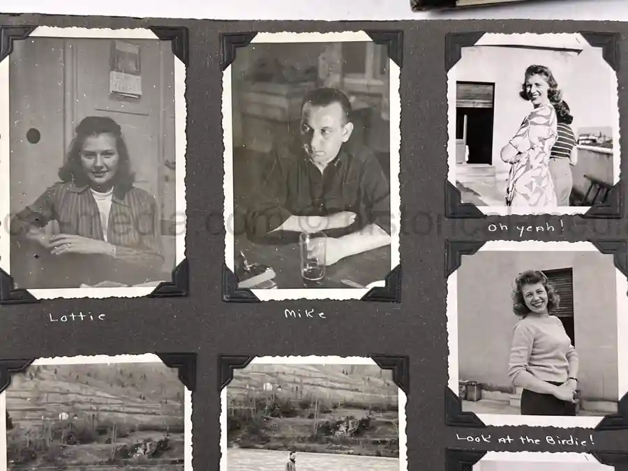  WWII PHOTO ALBUM GROUPING WITH SIGNED MACARTHUR & EISENHOWER FRAMED PHOTOS - 88th BLUE DEVILS