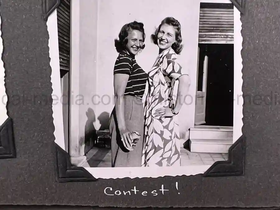  WWII PHOTO ALBUM GROUPING WITH SIGNED MACARTHUR & EISENHOWER FRAMED PHOTOS - 88th BLUE DEVILS