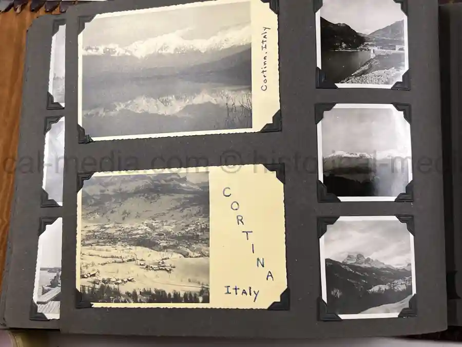  WWII PHOTO ALBUM GROUPING WITH SIGNED MACARTHUR & EISENHOWER FRAMED PHOTOS - 88th BLUE DEVILS