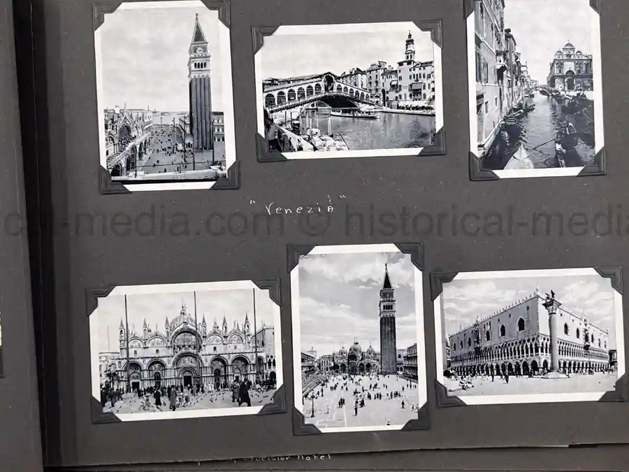  WWII PHOTO ALBUM GROUPING WITH SIGNED MACARTHUR & EISENHOWER FRAMED PHOTOS - 88th BLUE DEVILS