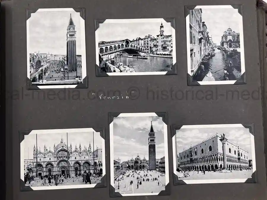  WWII PHOTO ALBUM GROUPING WITH SIGNED MACARTHUR & EISENHOWER FRAMED PHOTOS - 88th BLUE DEVILS