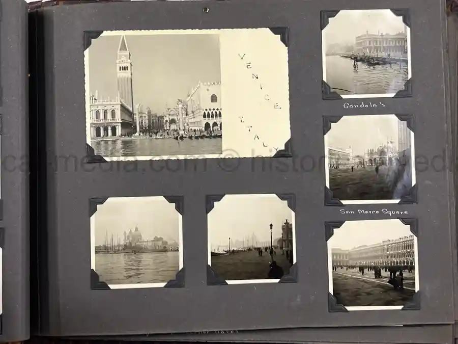  WWII PHOTO ALBUM GROUPING WITH SIGNED MACARTHUR & EISENHOWER FRAMED PHOTOS - 88th BLUE DEVILS