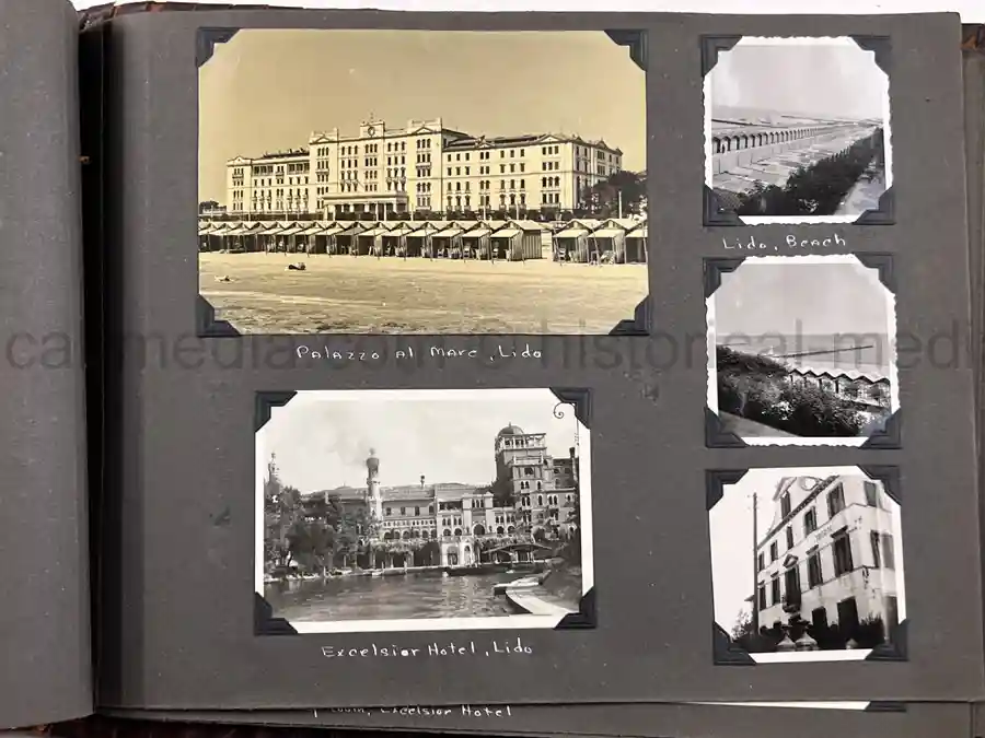  WWII PHOTO ALBUM GROUPING WITH SIGNED MACARTHUR & EISENHOWER FRAMED PHOTOS - 88th BLUE DEVILS