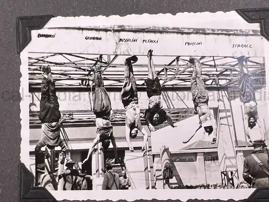  WWII PHOTO ALBUM GROUPING WITH SIGNED MACARTHUR & EISENHOWER FRAMED PHOTOS - 88th BLUE DEVILS