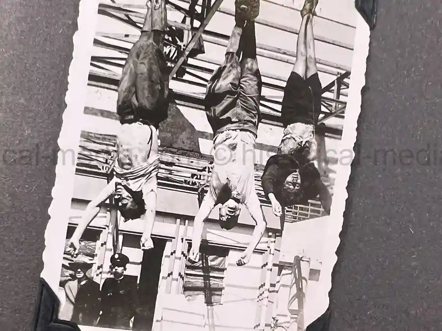  WWII PHOTO ALBUM GROUPING WITH SIGNED MACARTHUR & EISENHOWER FRAMED PHOTOS - 88th BLUE DEVILS