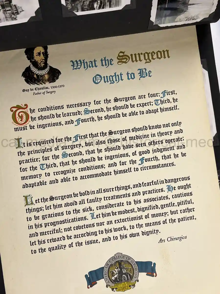  WWII PHOTO ALBUM GROUPING WITH SIGNED MACARTHUR & EISENHOWER FRAMED PHOTOS - 88th BLUE DEVILS