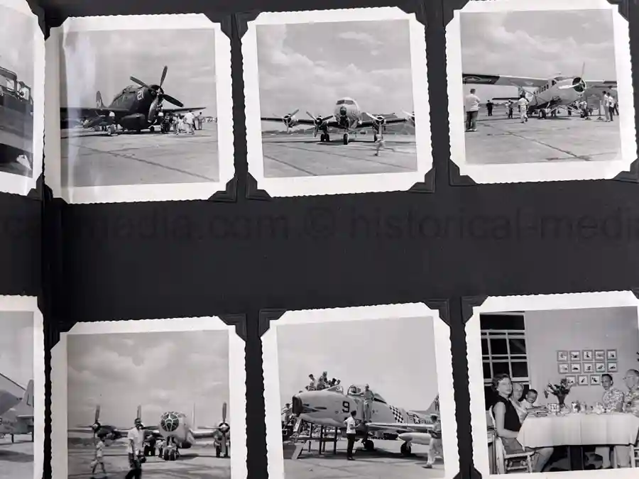  WWII PHOTO ALBUM GROUPING WITH SIGNED MACARTHUR & EISENHOWER FRAMED PHOTOS - 88th BLUE DEVILS