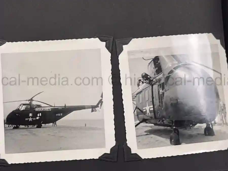  WWII PHOTO ALBUM GROUPING WITH SIGNED MACARTHUR & EISENHOWER FRAMED PHOTOS - 88th BLUE DEVILS