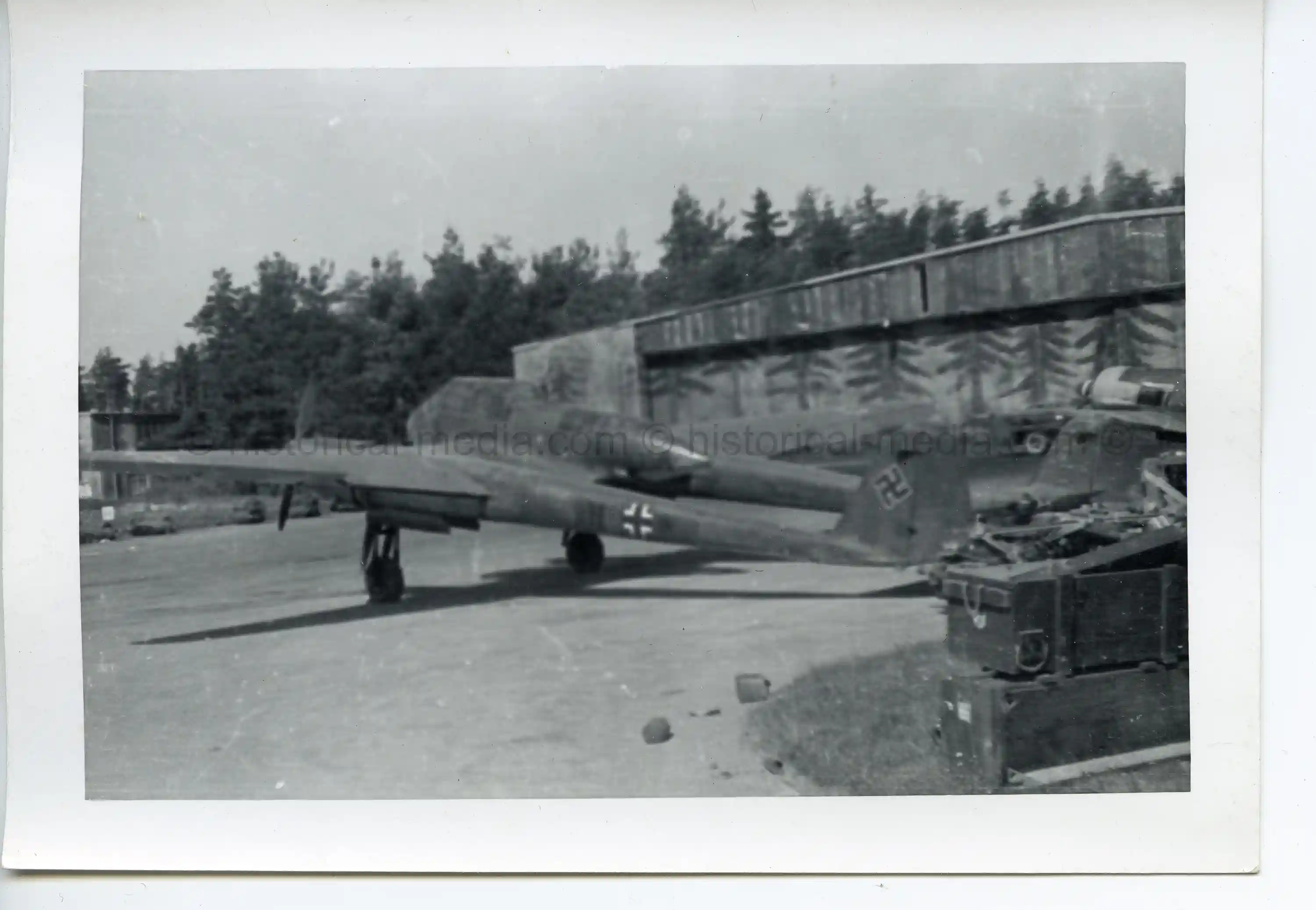 USGI PHOTO - CAPTURED LUFTWAFFE FW 189 UHU AIRPLANE