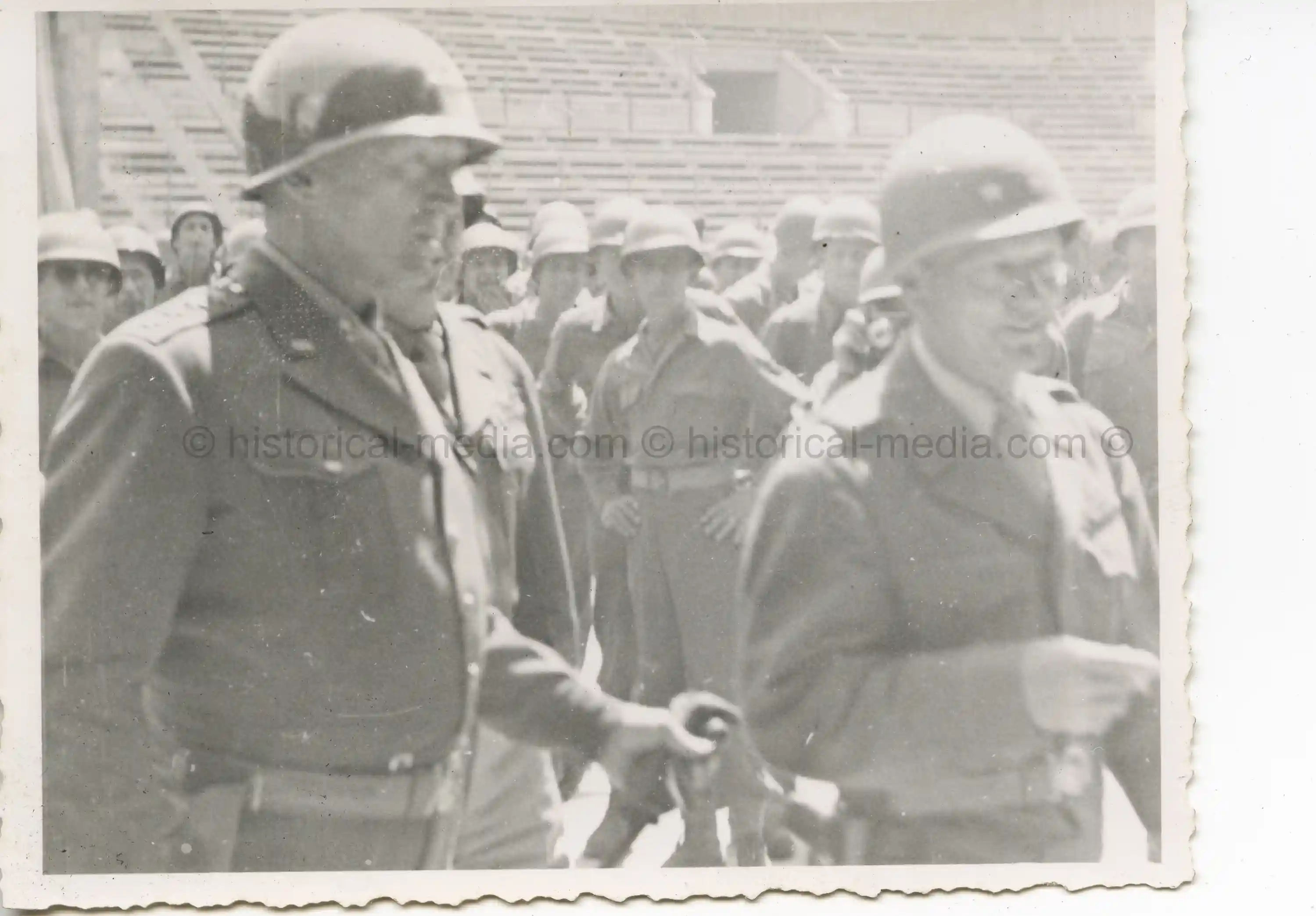 ORIGINAL PRIVATE PHOTO OF GENERAL GEORGE PATTON - JULY 1945 - PARTENKIRCHEN, GERMANY