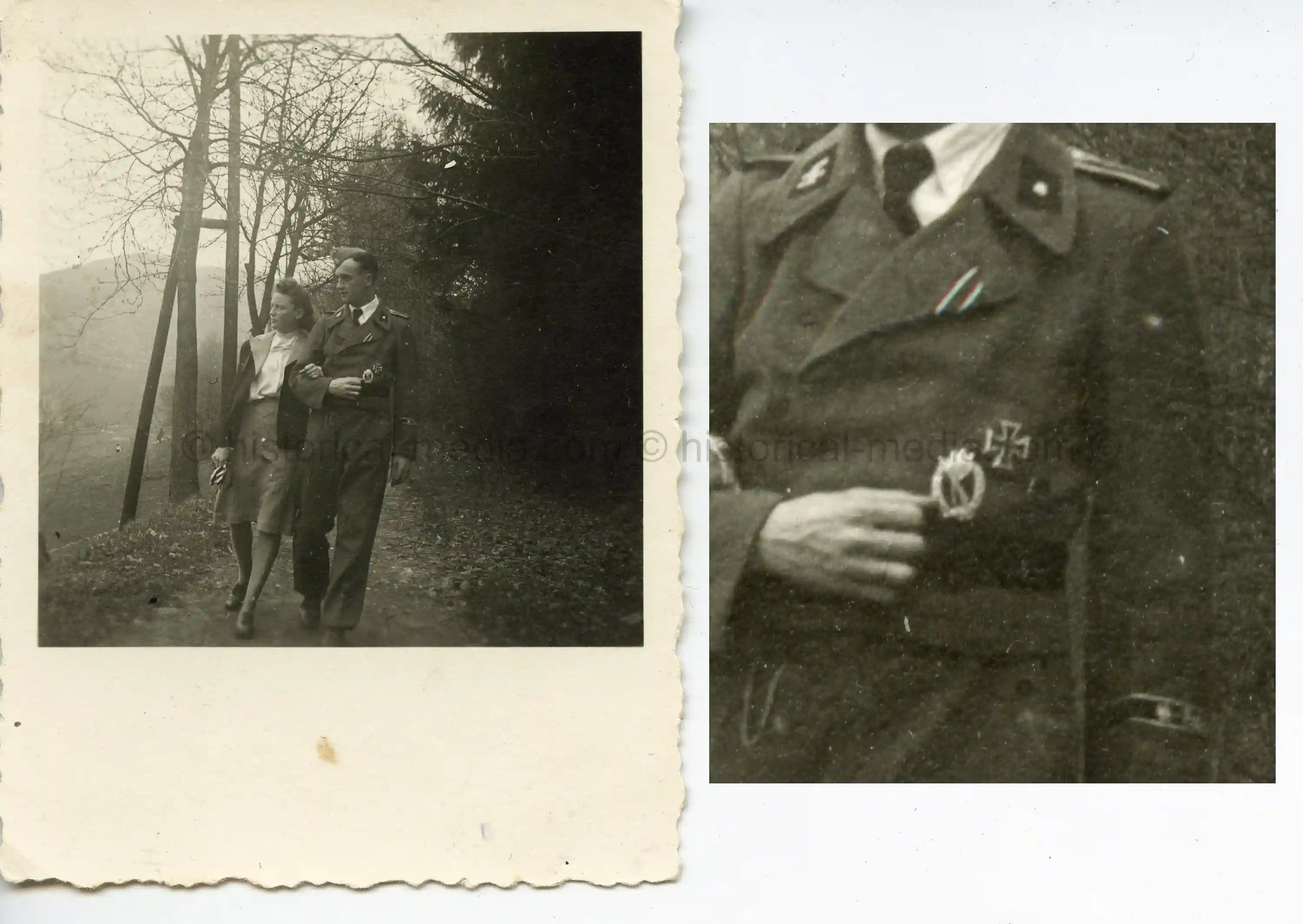 WAFFEN-SS STURMGESCHÜTZ MAN - IAB, SS CUFFTITLE, EK1